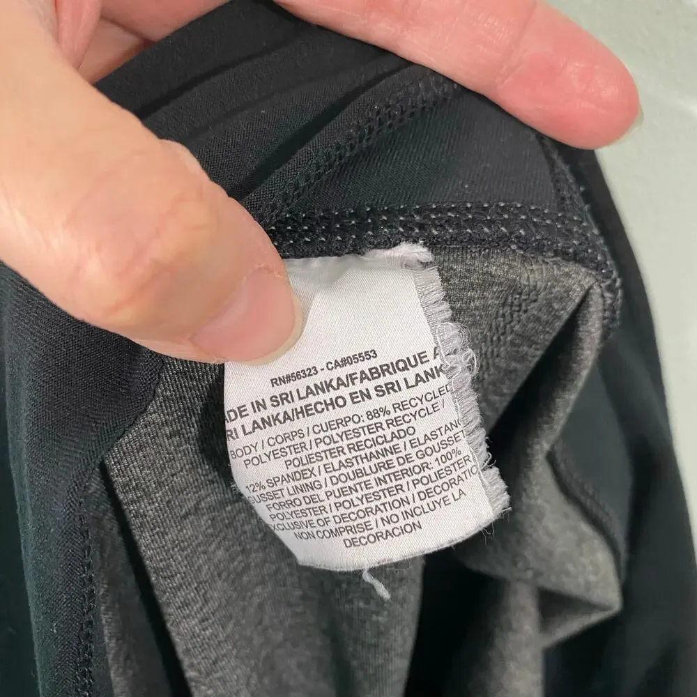 Nike Women Grey Black Legend 2.0 Tight Fit Training Legging Size XL #548510-071